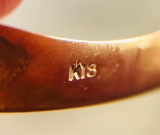 K18ファッションリング　12.5号