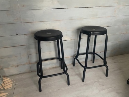 IKEA イケア　スツール　ロースコグ　カウンター　2脚セット