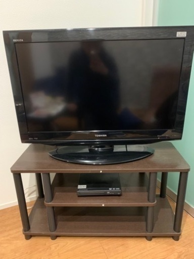テレビ,テレビ台,DVDプレイヤー