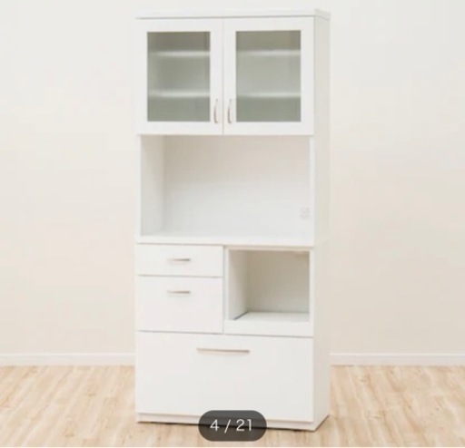 【12/11〜12/23取りにきて頂ける方】食器棚ニトリ使用期間2年以内美品