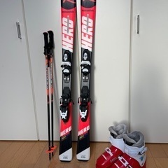 ロシニョール板　120　ブーツ　ヘルメット　セット