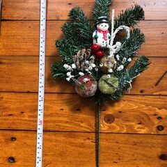 Xmasツリー◆クリスマスオーナメント　雪だるま◆未使用の画像