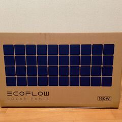 【新品 動作確認済み】EcoFlow 160Wソーラーパネル