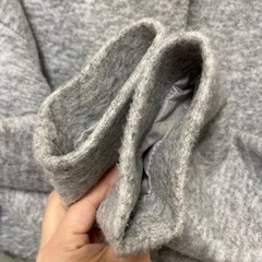 【値下げしました】グレイル　ノーカラーファーポケットコートの画像
