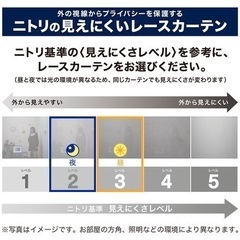 【新品未使用！】レースカーテン6枚の画像