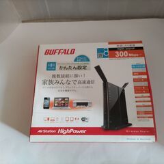 BUFFALO ワイヤレスルーター（WZR-300HP）