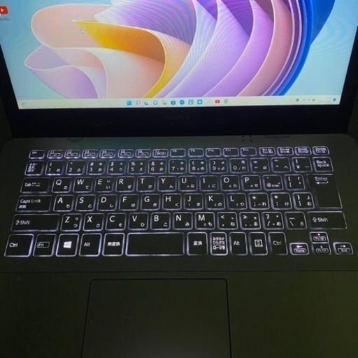 VAIO/タッチパネル機能/美品/高性能/シルバー/新品　高速　SSD 256G