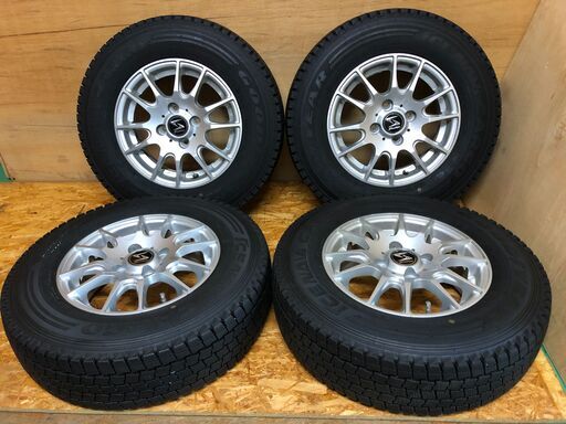 165R13 Suateyy 13×５J　4穴　ホイール付きスタッドレス　４本