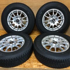 165R13 Suateyy 13×５J　4穴　ホイール付きスタ...