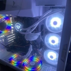 ゲーミングPC 強化ガラス面フィルム未剥がし