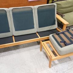 unico｜VISKA｜ウニコ｜ヴィスカ｜オットマン付カバーリングソファ｜3シーターの画像