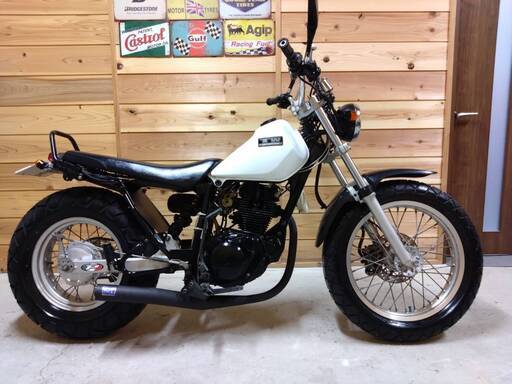 TW225　DG09J　ローダウン・前後タイヤ新品・チェーン・スプロケ交換済・スカチューン　TW200