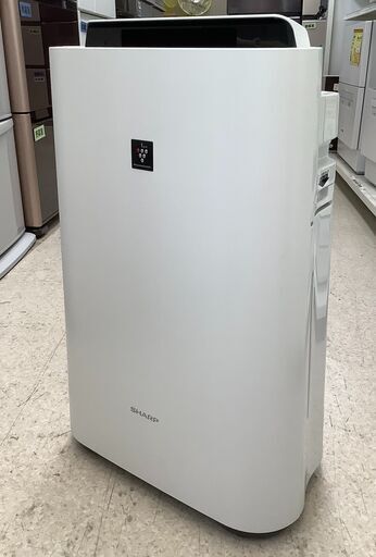 SHARP/シャープ 加湿空気清浄機 KC-P50-W 2021年製 プラズマクラスター7000  プラズマクラスター約13畳まで 加湿14畳まで 空気清浄23畳まで ホワイト系【ユーズドユーズ名古屋天白店】J2262