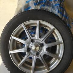 スタッドレスアルミホイール付き　155/65R14 引取りのみ スタッドレスアルミホイール付き 155/65R14 引取りのみ 155/65R14
