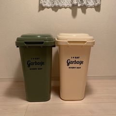 ダストボックス　連結できるゴミ箱　２個セット