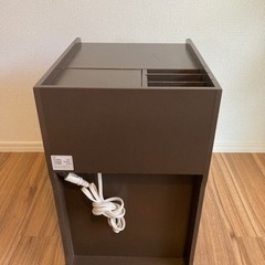 サイドテーブル　コンセント付きの画像