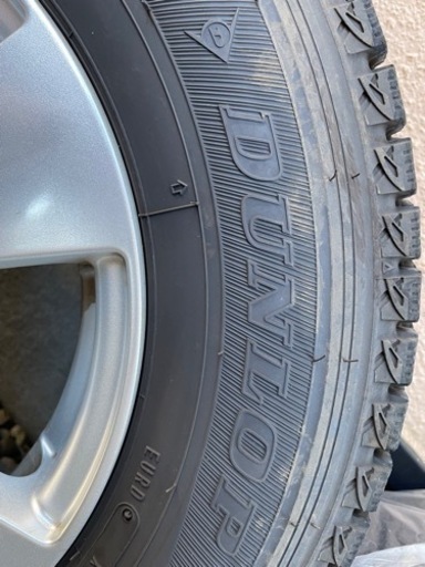 [値下げ] 165/80R13,ダンロップ2021年製スタッドレスタイヤホイール4本セット、Wintermaxx