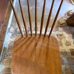 木製チェアの画像