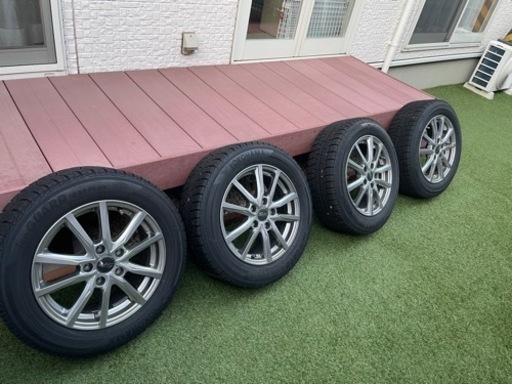 【決定済】バリ山　スタッドレスホイールセット205/60R16 5穴 PCD114.3 +48 16×6.5J