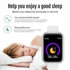 値下げ　ラスト1 新品未使用　スマートウォッチ　バンド黒の画像