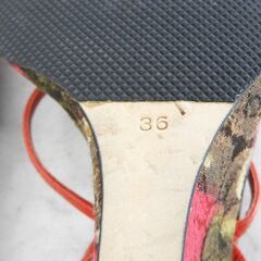 ☆D＆G ディーアンドジー ウェッジソールサンダル サンダル 36 箱入り　☆中古☆の画像