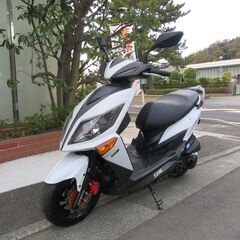 SYM JET POWER125(ジェットパワー125) 実働中古美車　超低走行車　バッテリー新品　オイル交換後納車　ナンバー登録書類有りの画像
