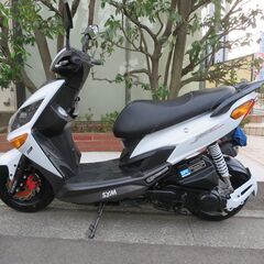 SYM JET POWER125(ジェットパワー125) 実働中古美車　超低走行車　バッテリー新品　オイル交換後納車　ナンバー登録書類有りの画像