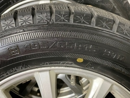 195/65R15 グッドイヤーICE NAVI6  2019年製　ホイール付