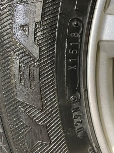 195/65R15 グッドイヤーICE NAVI6  2019年製　ホイール付