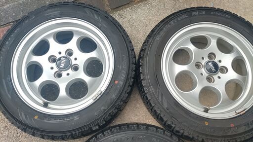 【値下げ】MINI純正ホイール15インチ+スタッドレスタイヤ