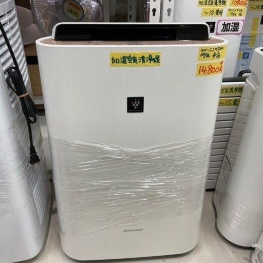 加湿空気清浄機【SHARP】2019年製 6ヶ月保証・クリーニング済み 管理番号:80312