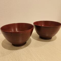 ペア★大きめ味噌汁器