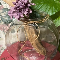 ♡素敵なインテリアにガラスの器＊花器＊メダカや金魚飼育にもの画像
