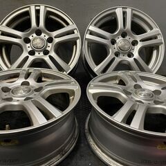 Weds JOKER ウェッズ ジョーカー 社外ホイール 15インチ 4本 6J5HPCD114.3+43 セレナ等　(VHV629) クレジットカード QRコード決済可能