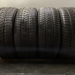 PIRELLI SCORPION WINTER 255/55R20 20インチ スタッドレス 4本 バリ溝 ランドローバー/ディスカバリー等　(TE854)クレジットカード QRコード決済可能