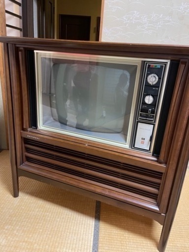 【骨董品】national ブラウン管テレビ