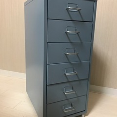 12/22まで) IKEA ヘルメル 引き出しユニット 水色
