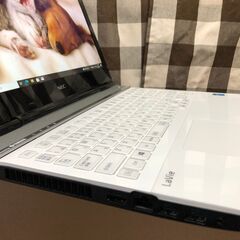 彡 特A美麗品・i7第四/新品SSD240GB・Webｶﾒﾗ・WIN11・Win10選択可・NEC・/クリスタルホワイト/Office2019付/15.6ｲﾝﾁ/メモリ8GB/無線/DVD・CD再生ソフト付　No.2212001の画像