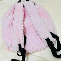 お値下げ aimerfeel のピンクボアリュック 未使用品の画像