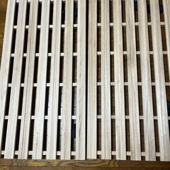 【取引中】桐すのこベッド シングルサイズ（すのこ本数28本）の画像