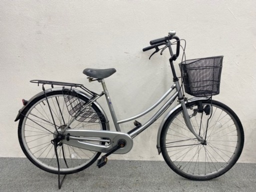 自転車26インチシルバーけい