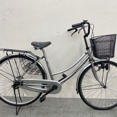 自転車26インチシルバーけい