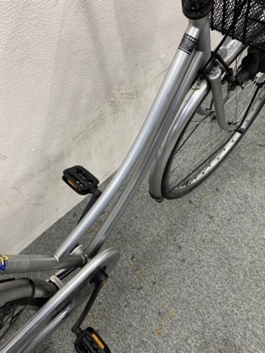 自転車26インチシルバーけい