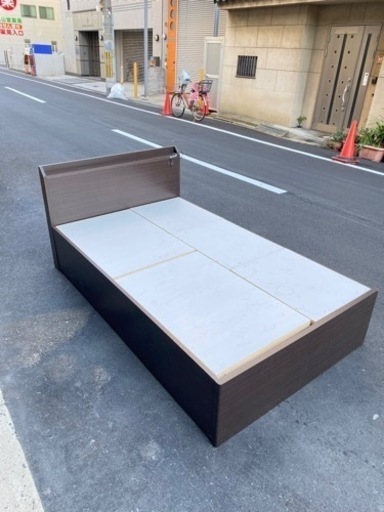 ?セミダブルベッドマットレスセット4つ引き出し有り?大阪市内配達設置無料??