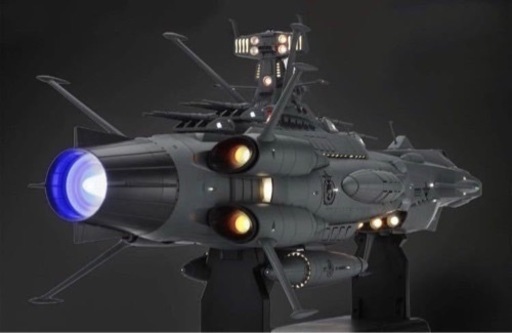 アンドロメダ　1/350 全長１２７ｃｍ　ダイキャスト　ギミック完成品　アシェット　宇宙戦艦ヤマト