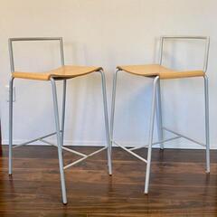 lapalmaラパルマ made in Italy スツール2脚セット