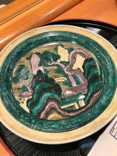 骨董　古九谷　反りあり