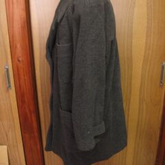 女性向けコート　グレー　Mの画像