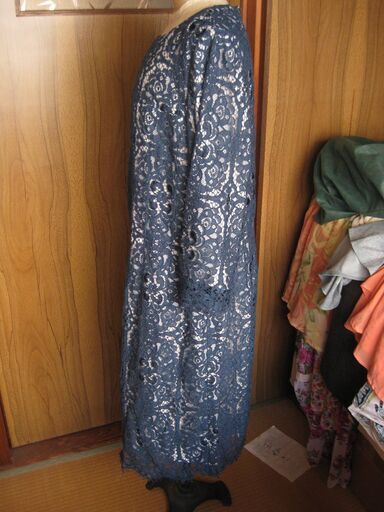 leilian　レリアン　ワンピース　深青色　M