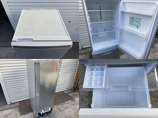 冷蔵庫 Panasonic NR-B17AW -S 168L 18年製 幅480x奥行586x高さ1293mm